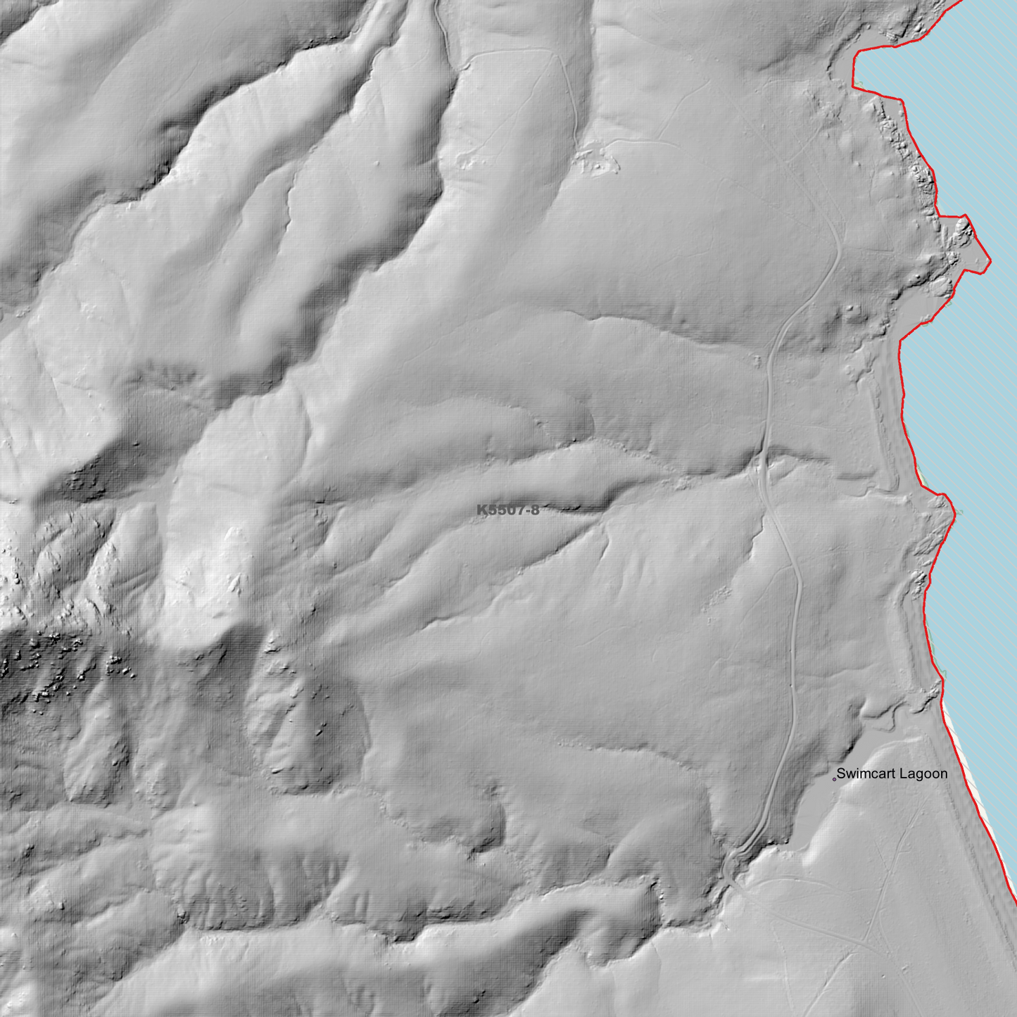 Ansons Bay 1m Digital Elevation Model (K5507-8)