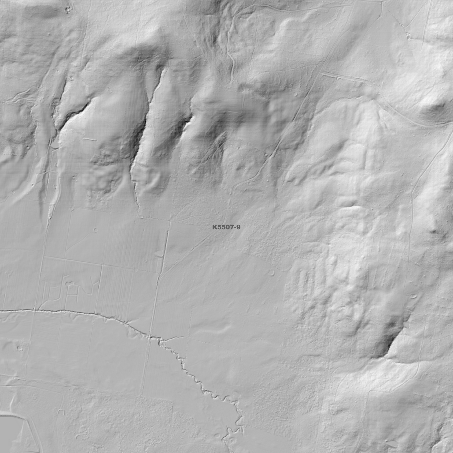 Frankford 1m Digital Elevation Model (K5507-9)
