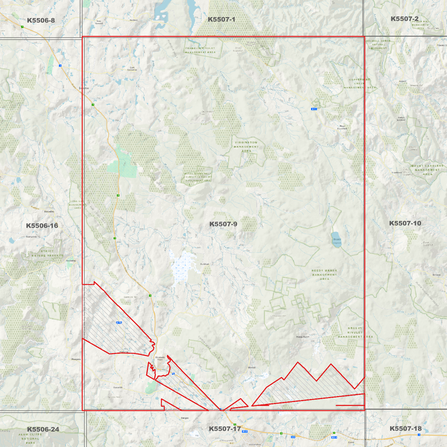 Frankford 1m Digital Elevation Model (K5507-9)
