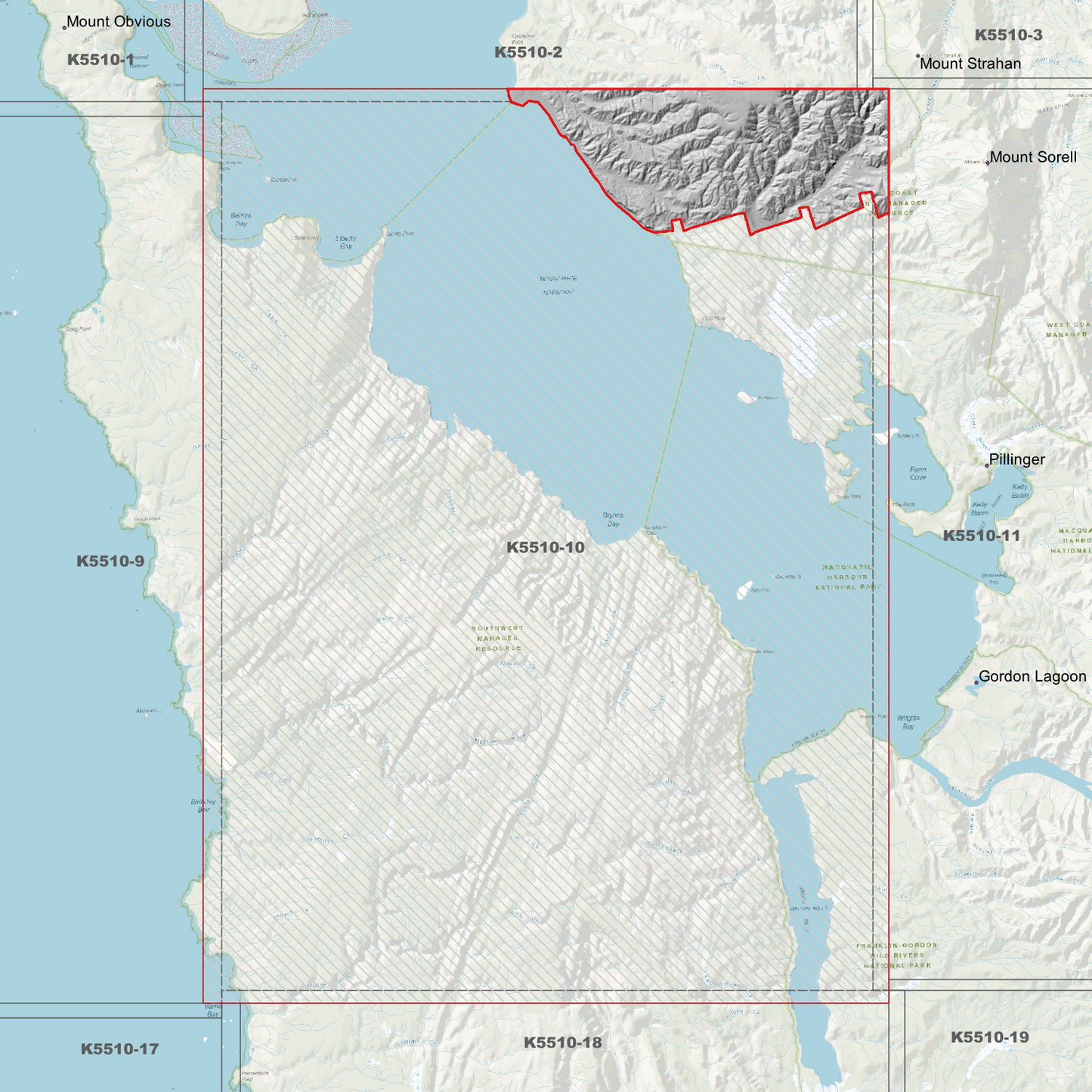 Macquarie Harbour 1m Digital Elevation Model (K5510-10)