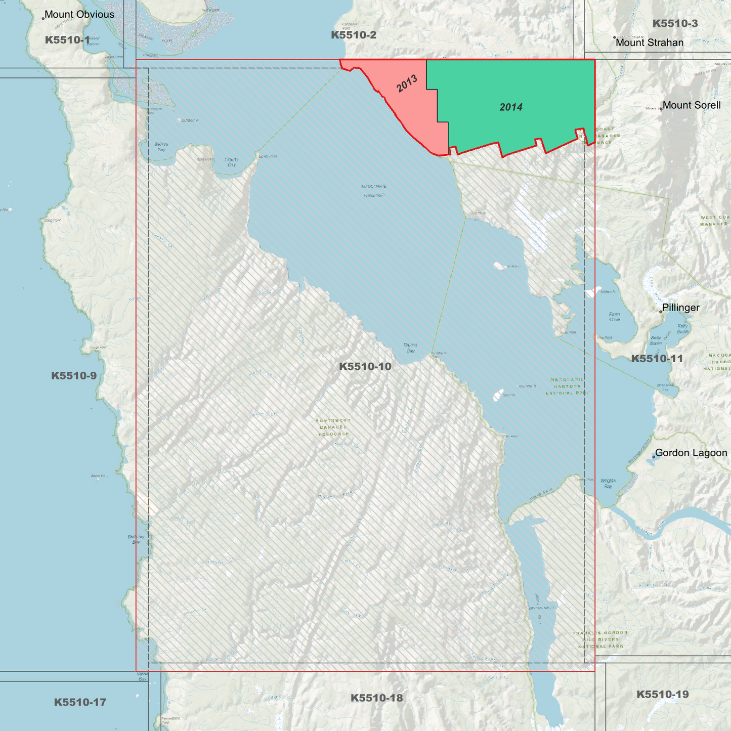 Macquarie Harbour 1m Digital Elevation Model (K5510-10)