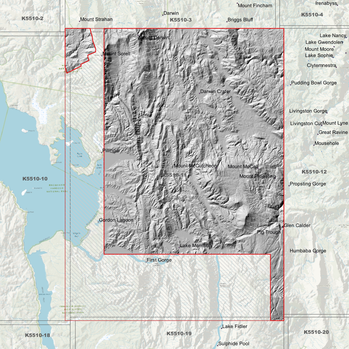 Pillinger 1m Digital Elevation Model (K5510-11)