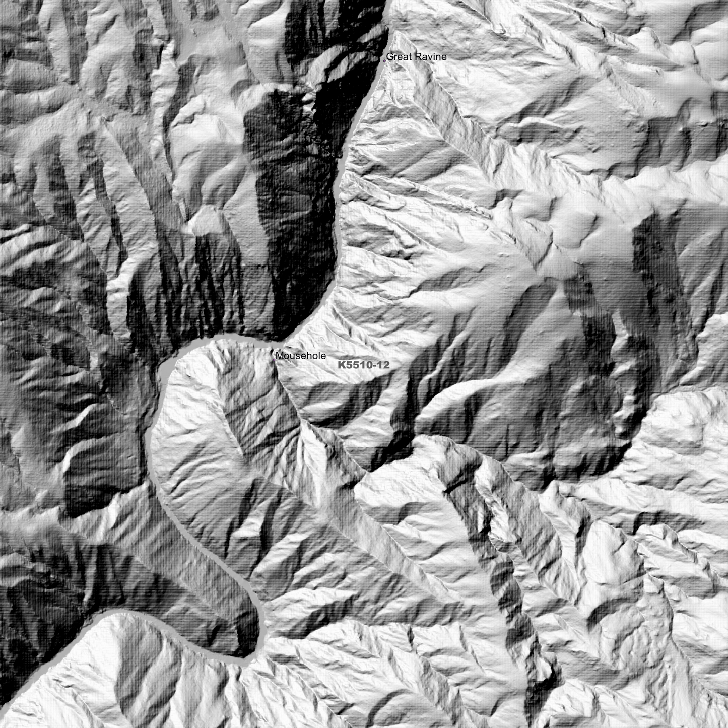 Gilgamesh 1m Digital Elevation Model (K5510-12)