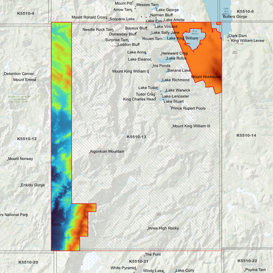 Algonkian 1m Digital Elevation Model (K5510-13)