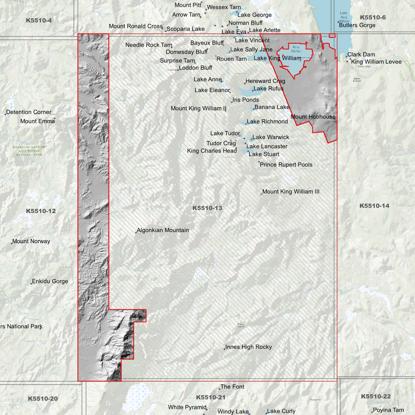 Algonkian 1m Digital Elevation Model (K5510-13)