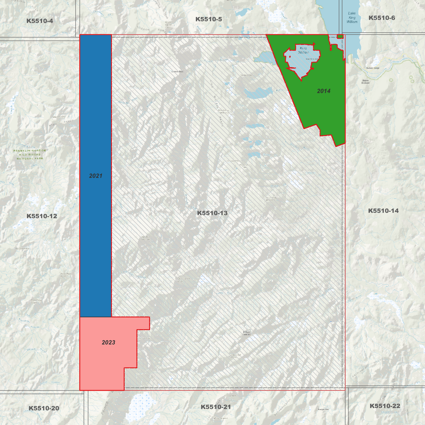 Algonkian 1m Digital Elevation Model (K5510-13)
