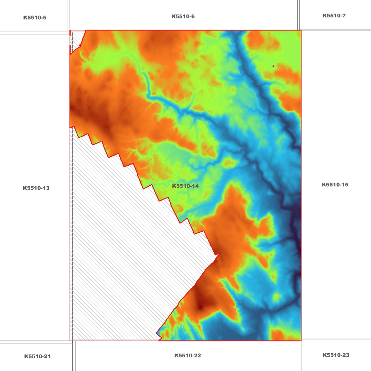 Mossy Marsh 1m Digital Elevation Model (K5510-14)