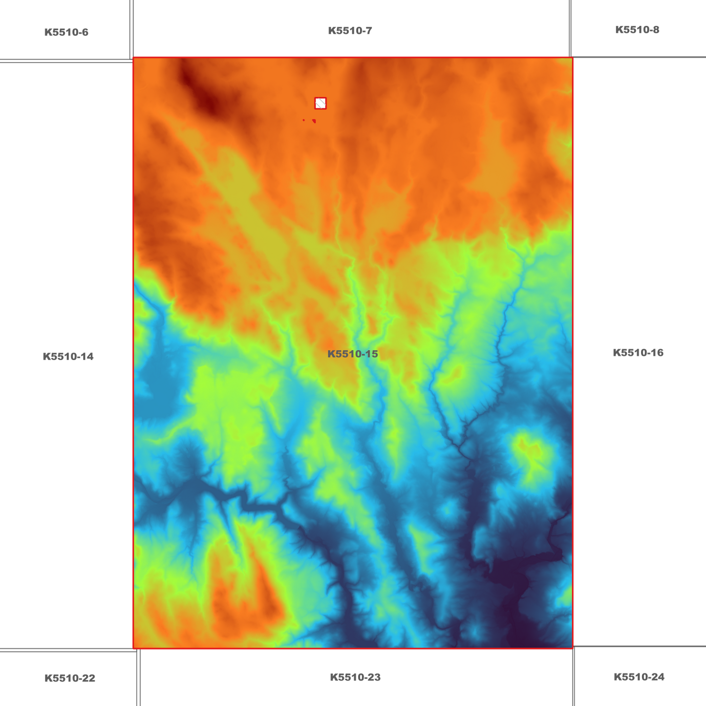 Ouse 1m Digital Elevation Model (K5510-15)