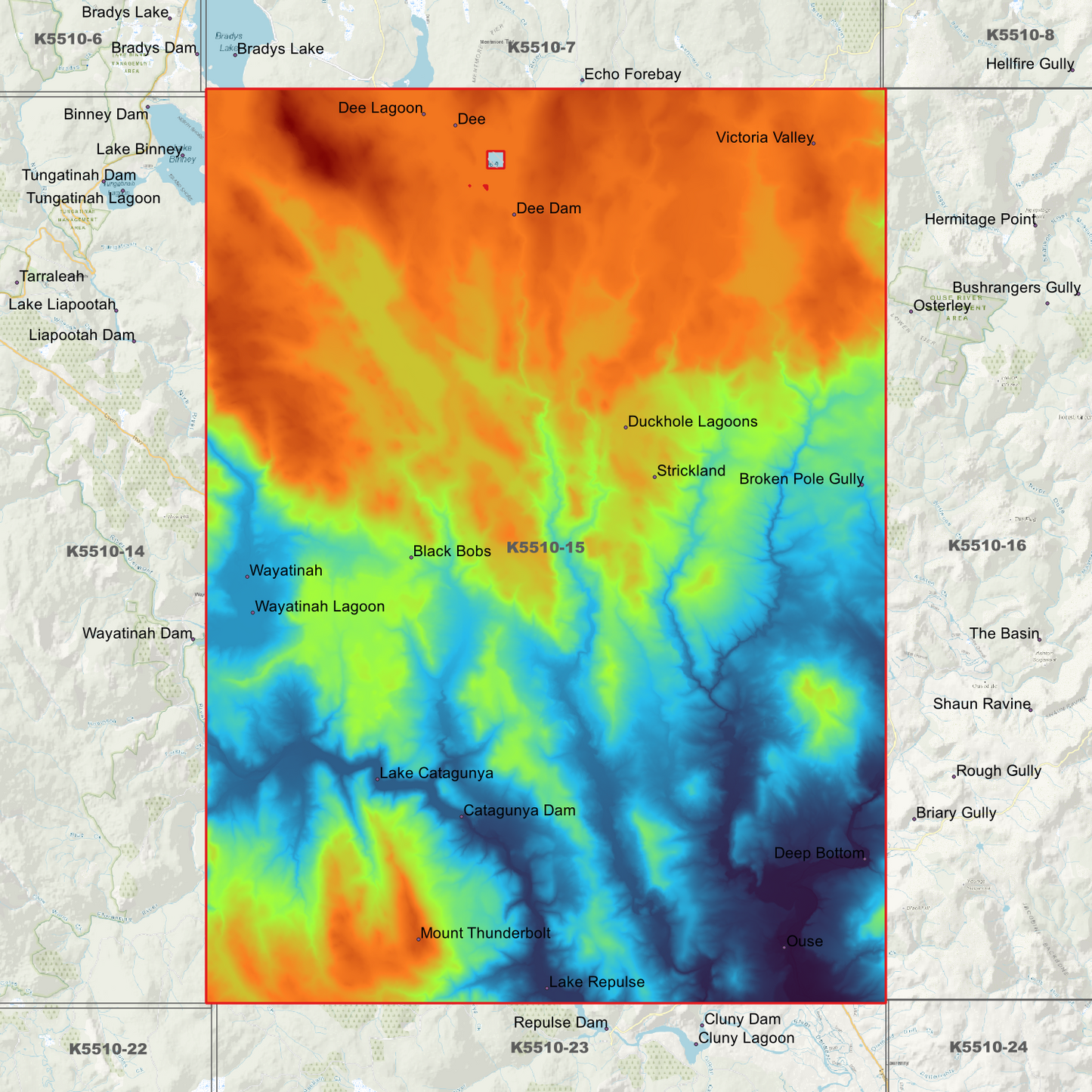 Ouse 1m Digital Elevation Model (K5510-15)