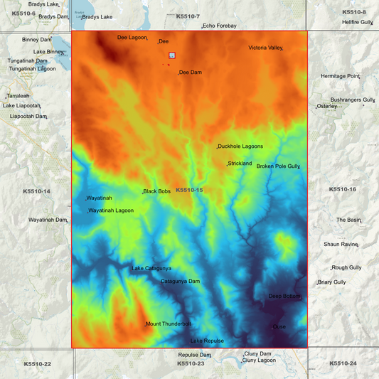Ouse 1m Digital Elevation Model (K5510-15)