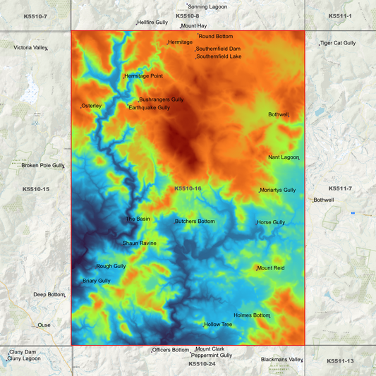 Bothwell 1m Digital Elevation Model (K5510-16)