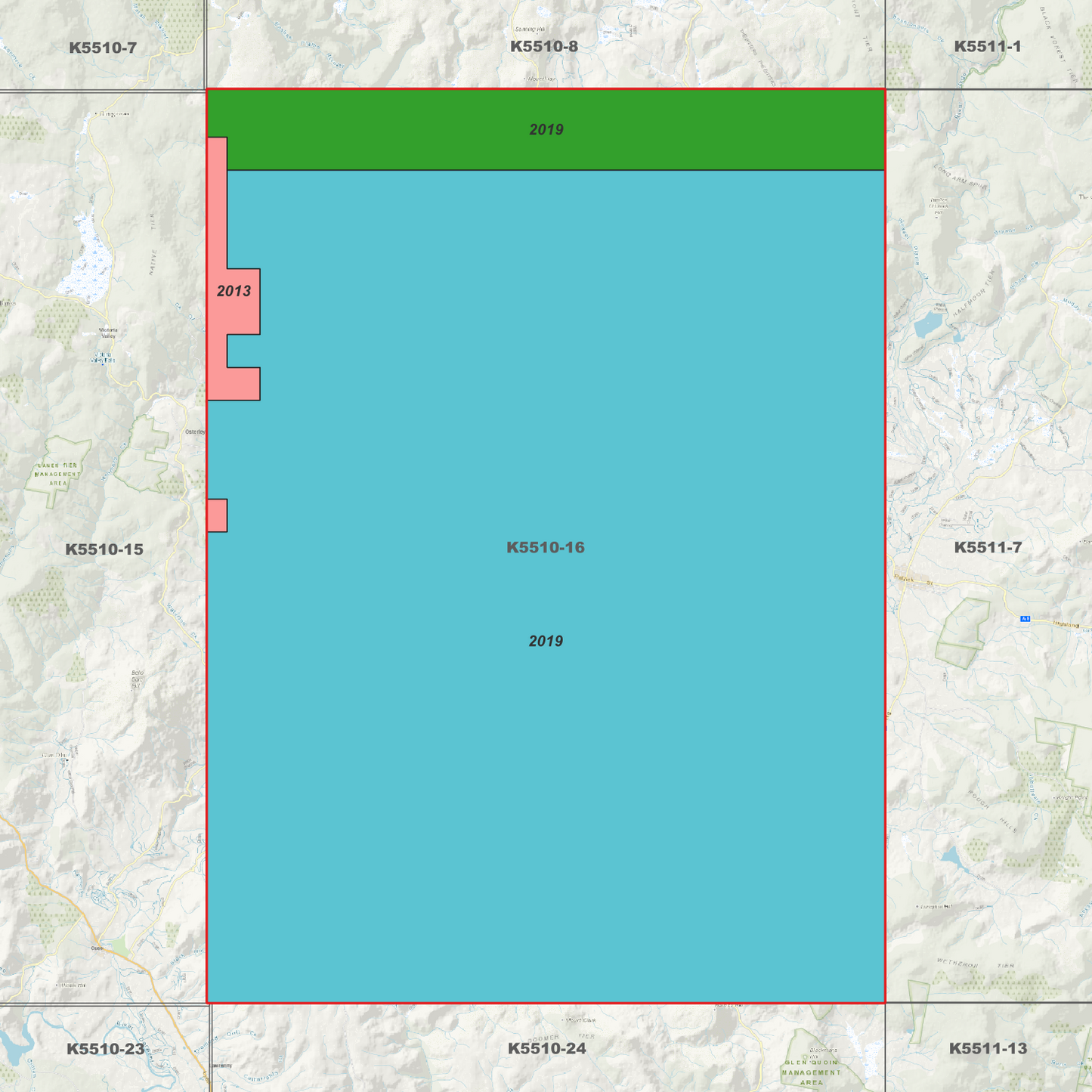 Bothwell 1m Digital Elevation Model (K5510-16)
