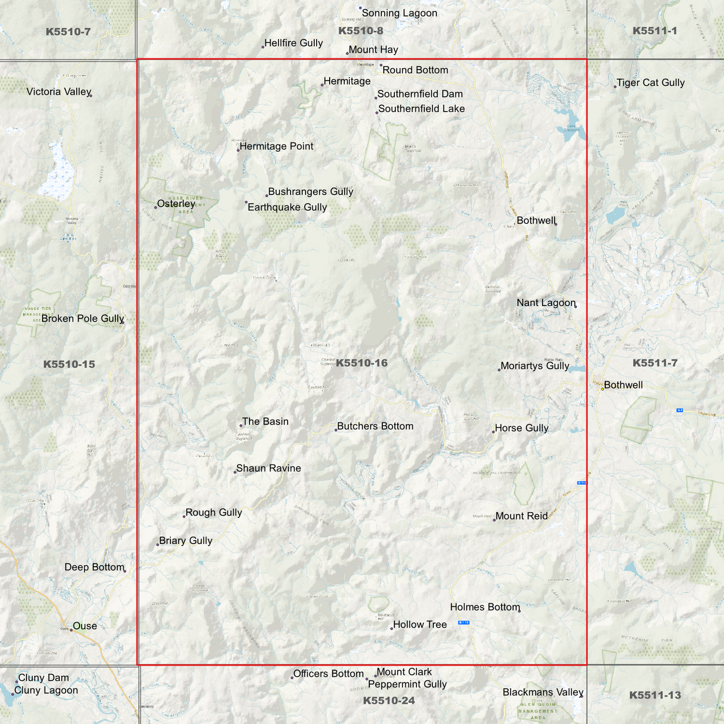 Bothwell 1m Digital Elevation Model (K5510-16)