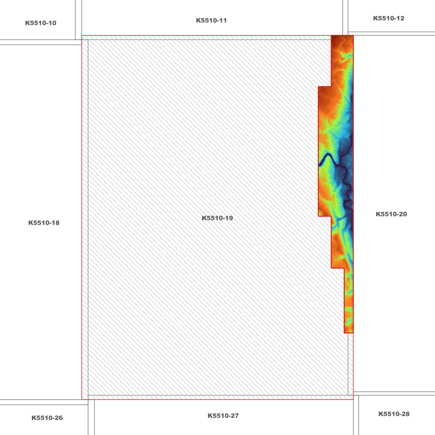 Mount Lee 1m Digital Elevation Model (K5510-19)