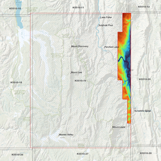 Mount Lee 1m Digital Elevation Model (K5510-19)