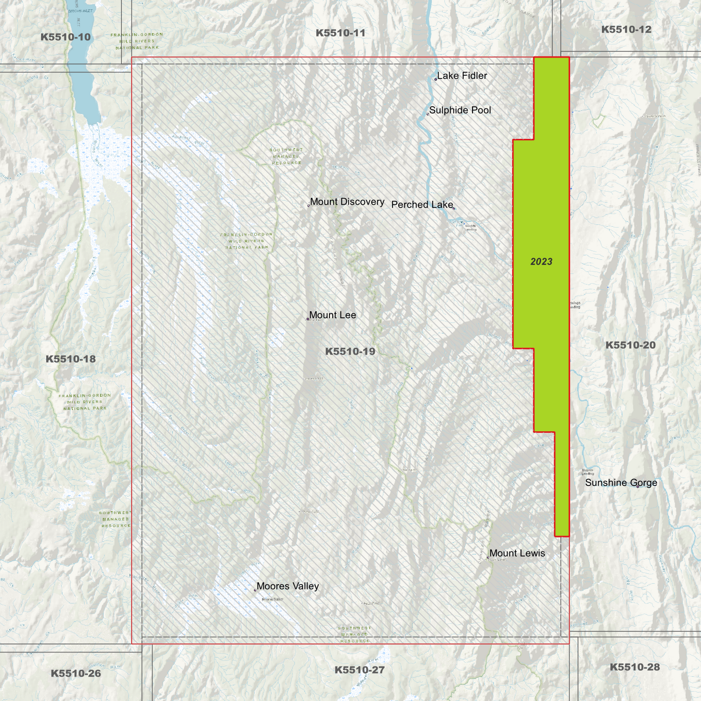 Mount Lee 1m Digital Elevation Model (K5510-19)