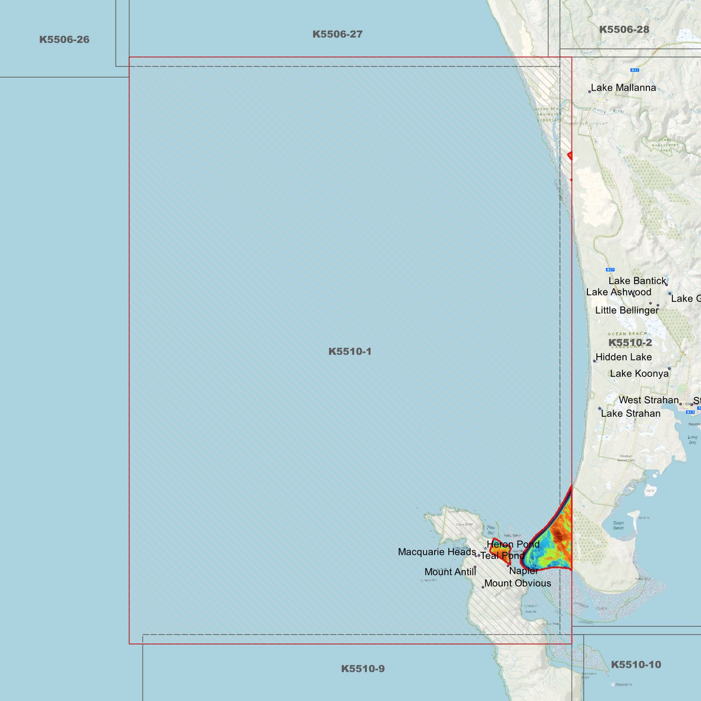 Macquarie Heads 1m Digital Elevation Model (K5510-1)
