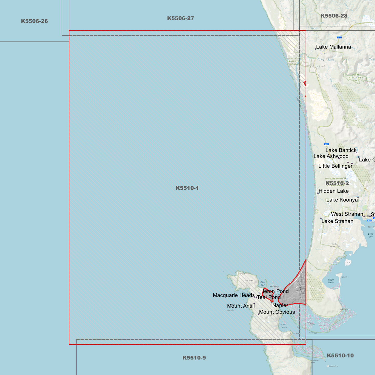 Macquarie Heads 1m Digital Elevation Model (K5510-1)