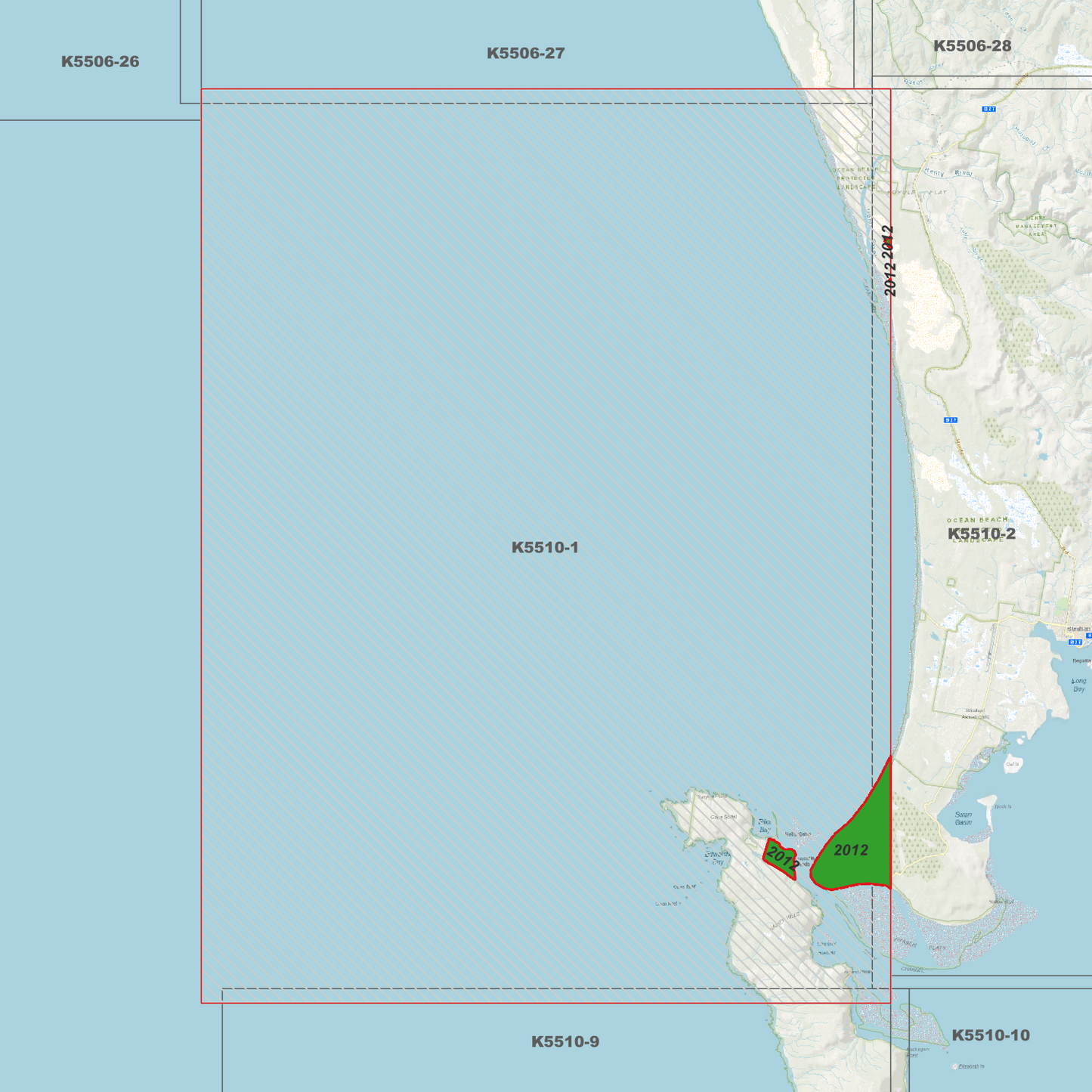 Macquarie Heads 1m Digital Elevation Model (K5510-1)