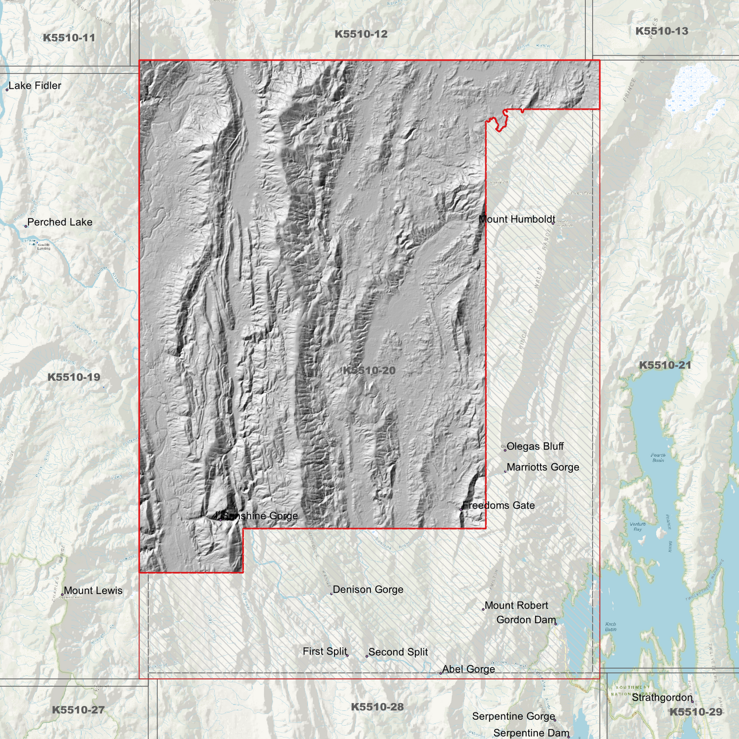 Freedoms Gate 1m Digital Elevation Model (K5510-20)