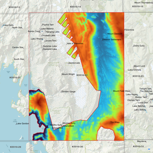 Vale of Rasselas 1m Digital Elevation Model (K5510-22)