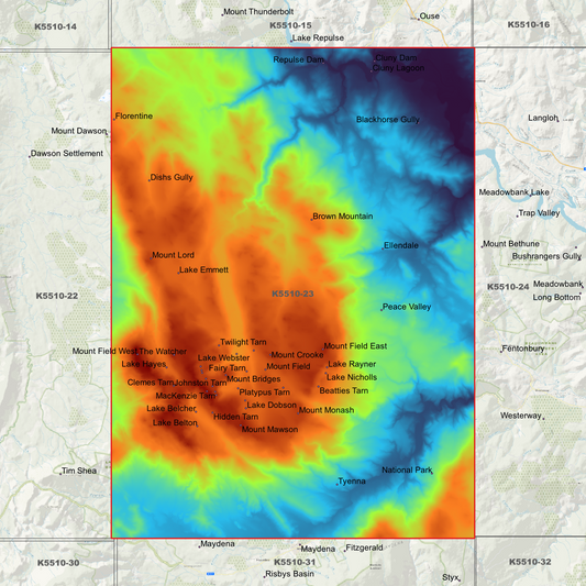 Ellendale 1m Digital Elevation Model (K5510-23)