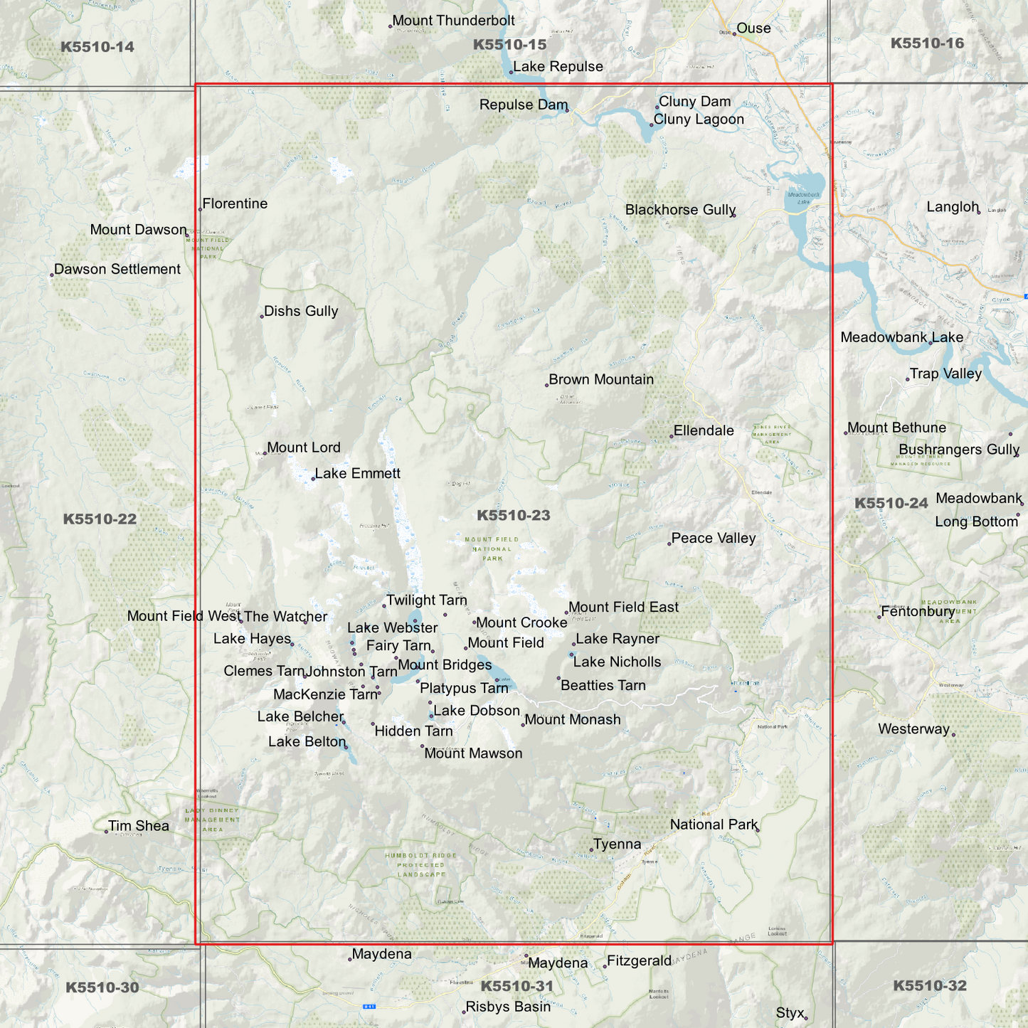Ellendale 1m Digital Elevation Model (K5510-23)