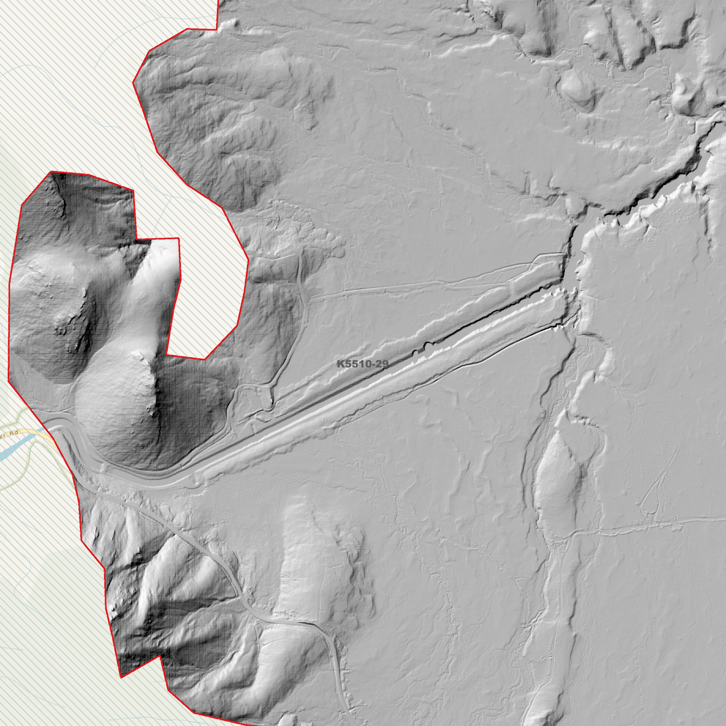 Lake Pedder 1m Digital Elevation Model (K5510-29)