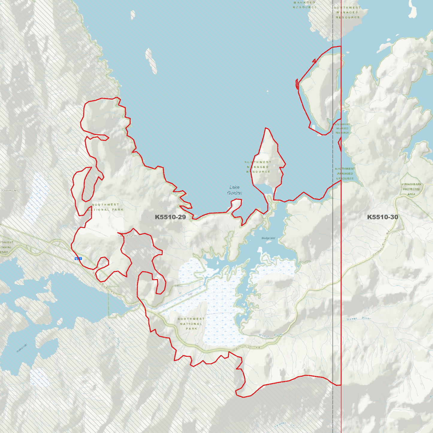 Lake Pedder 1m Digital Elevation Model (K5510-29)
