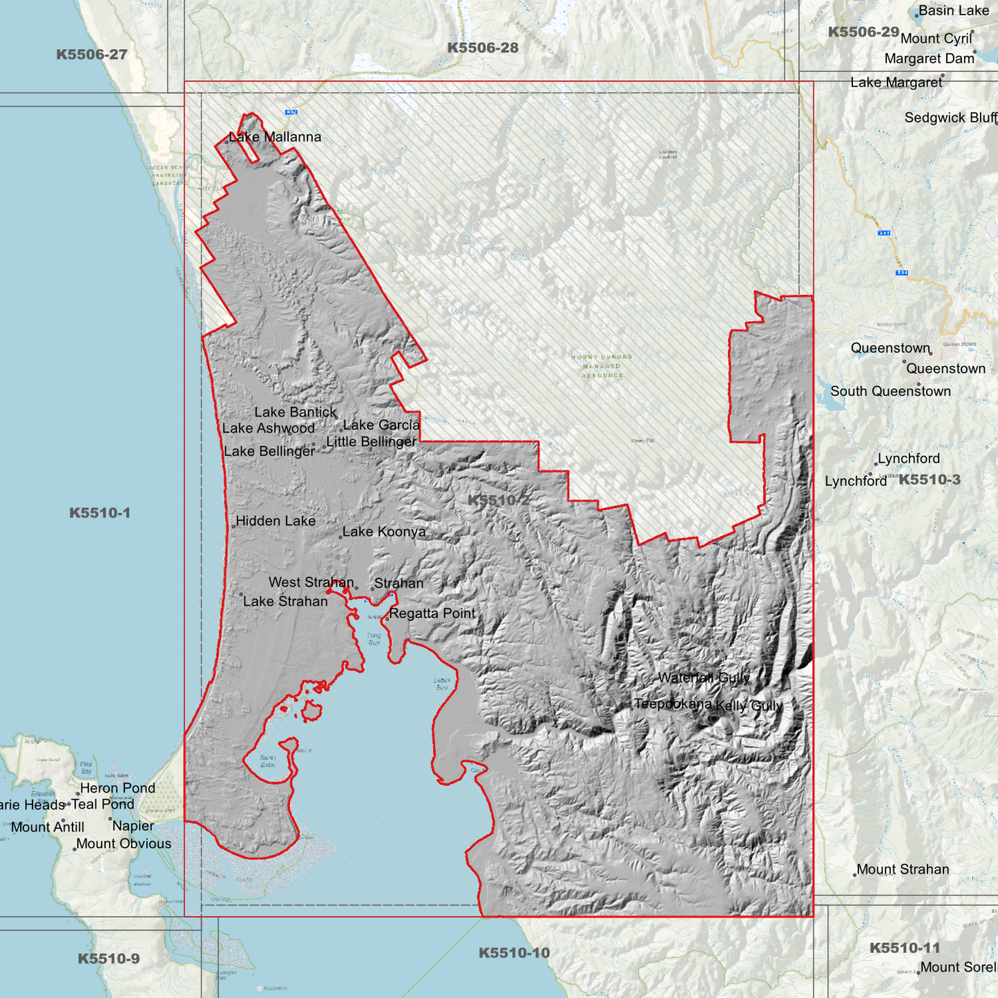 Strahan 1m Digital Elevation Model (K5510-2)