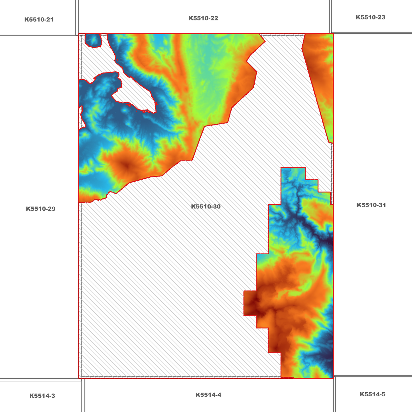 Mount Wedge 1m Digital Elevation Model (K5510-30)