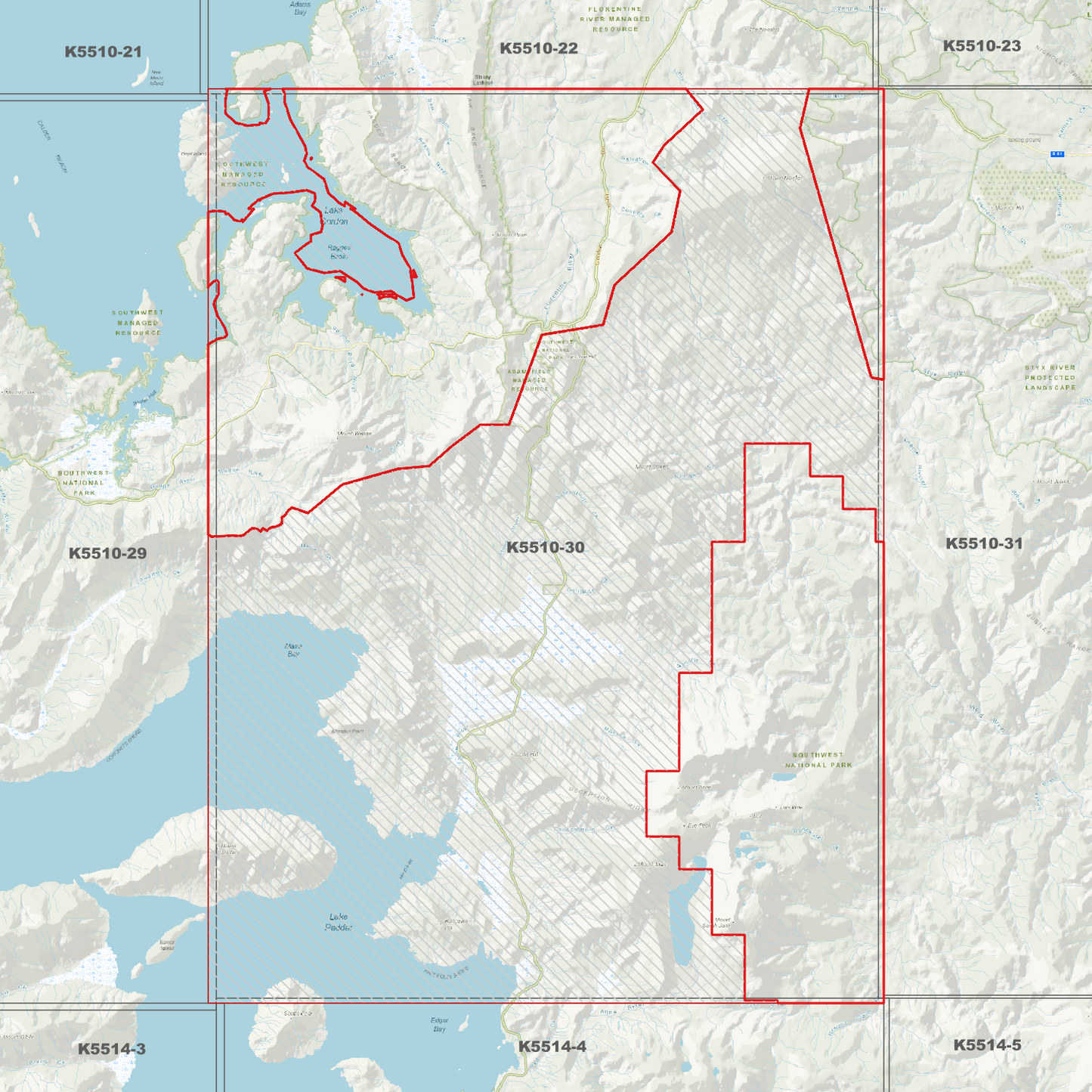 Mount Wedge 1m Digital Elevation Model (K5510-30)