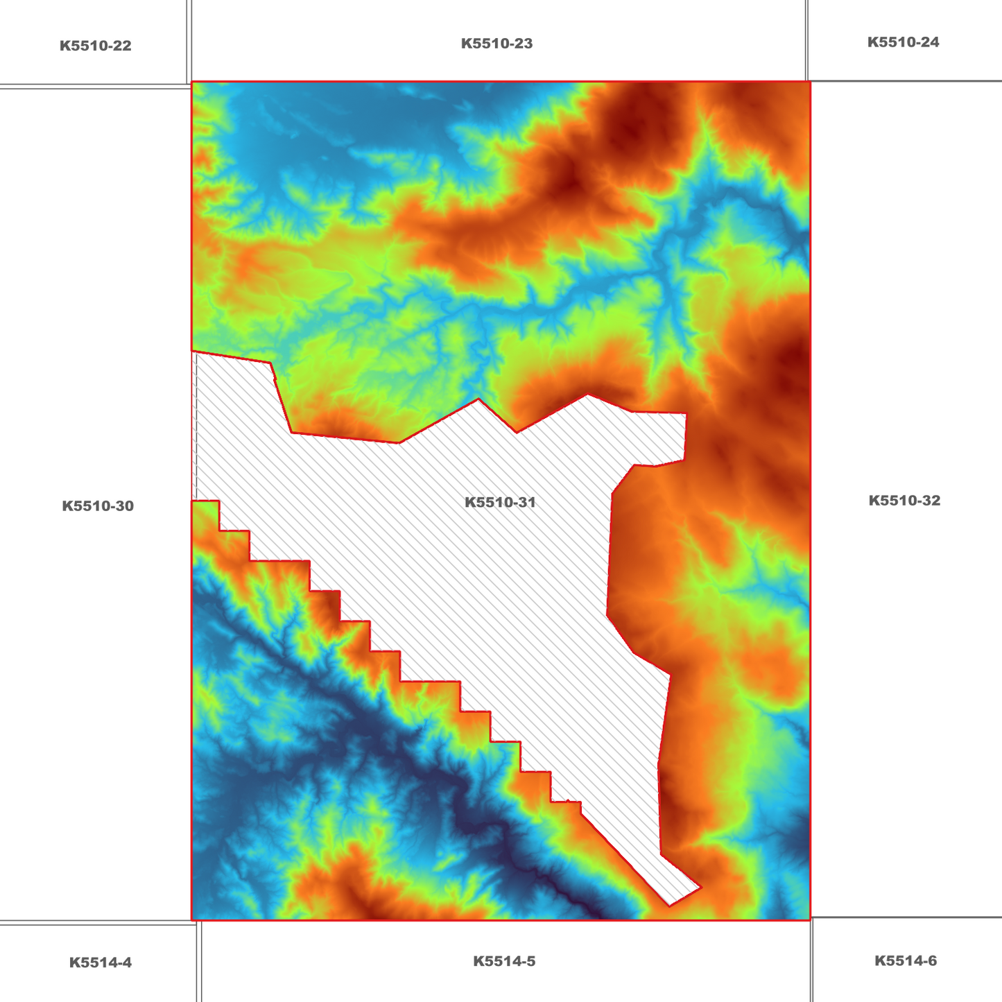 Maydena 1m Digital Elevation Model (K5510-31)