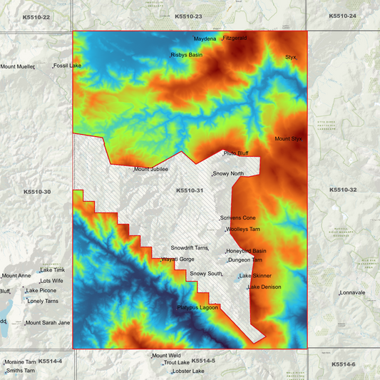Maydena 1m Digital Elevation Model (K5510-31)