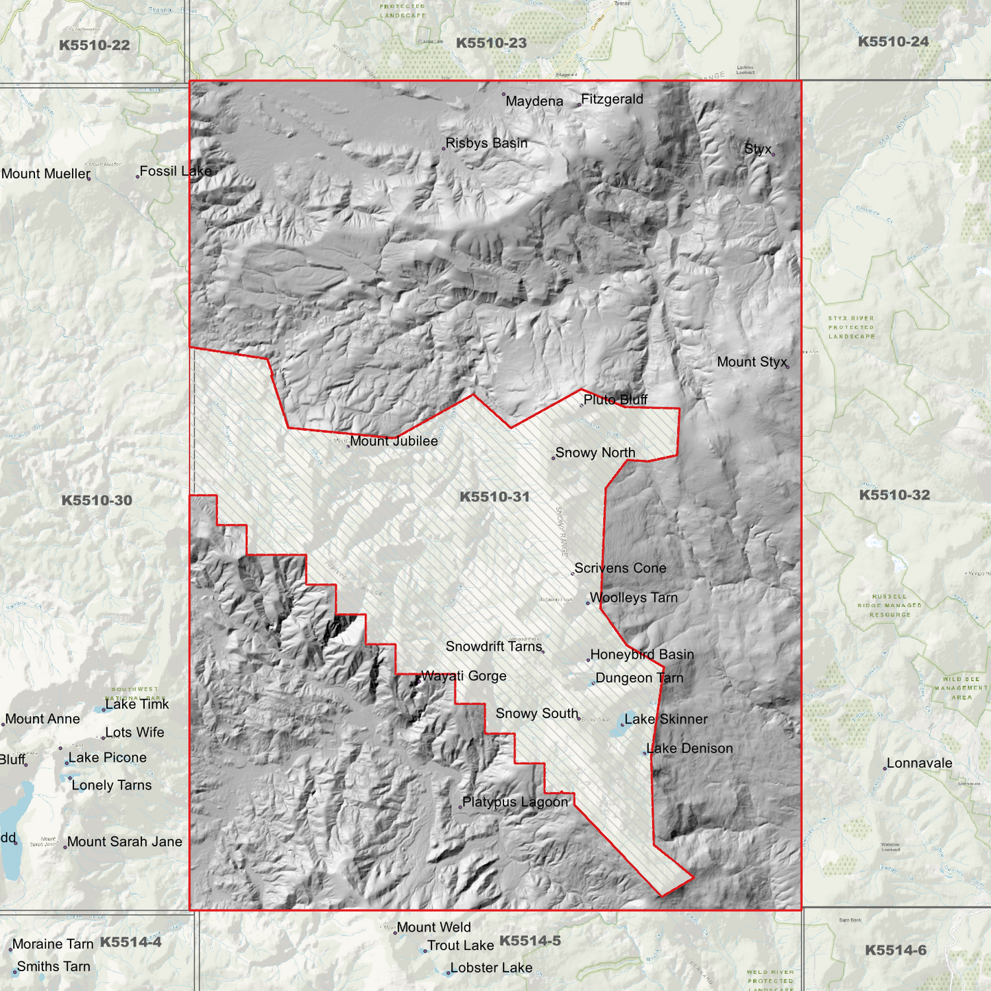 Maydena 1m Digital Elevation Model (K5510-31)