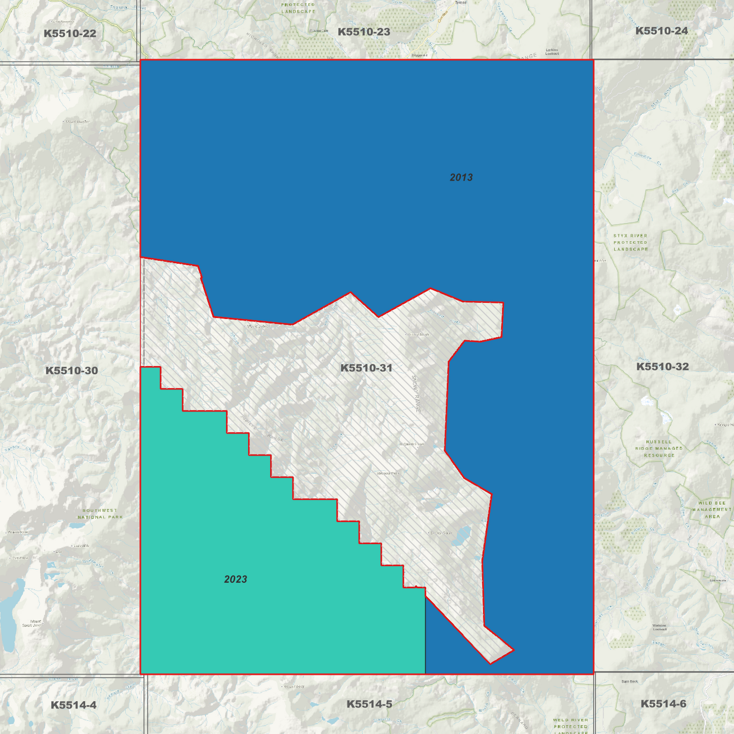 Maydena 1m Digital Elevation Model (K5510-31)