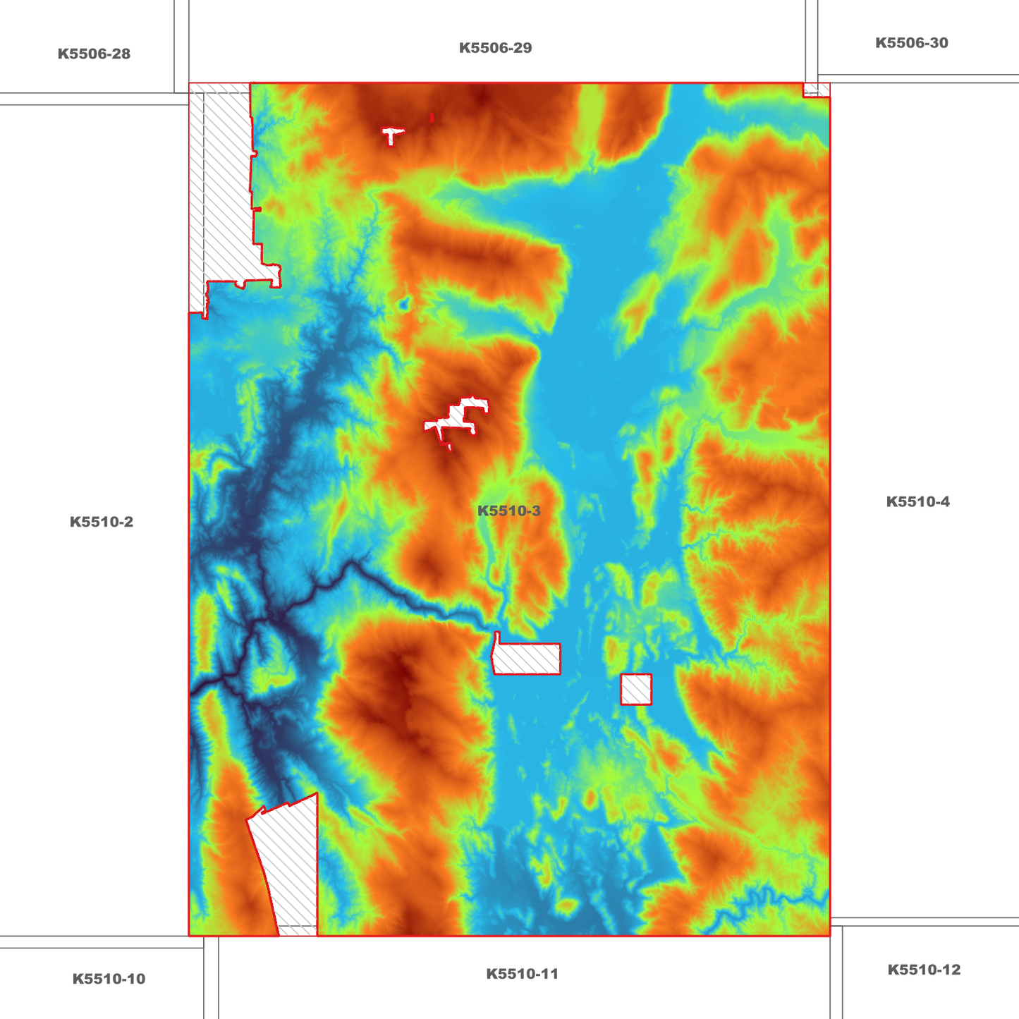 Queenstown 1m Digital Elevation Model (K5510-3)