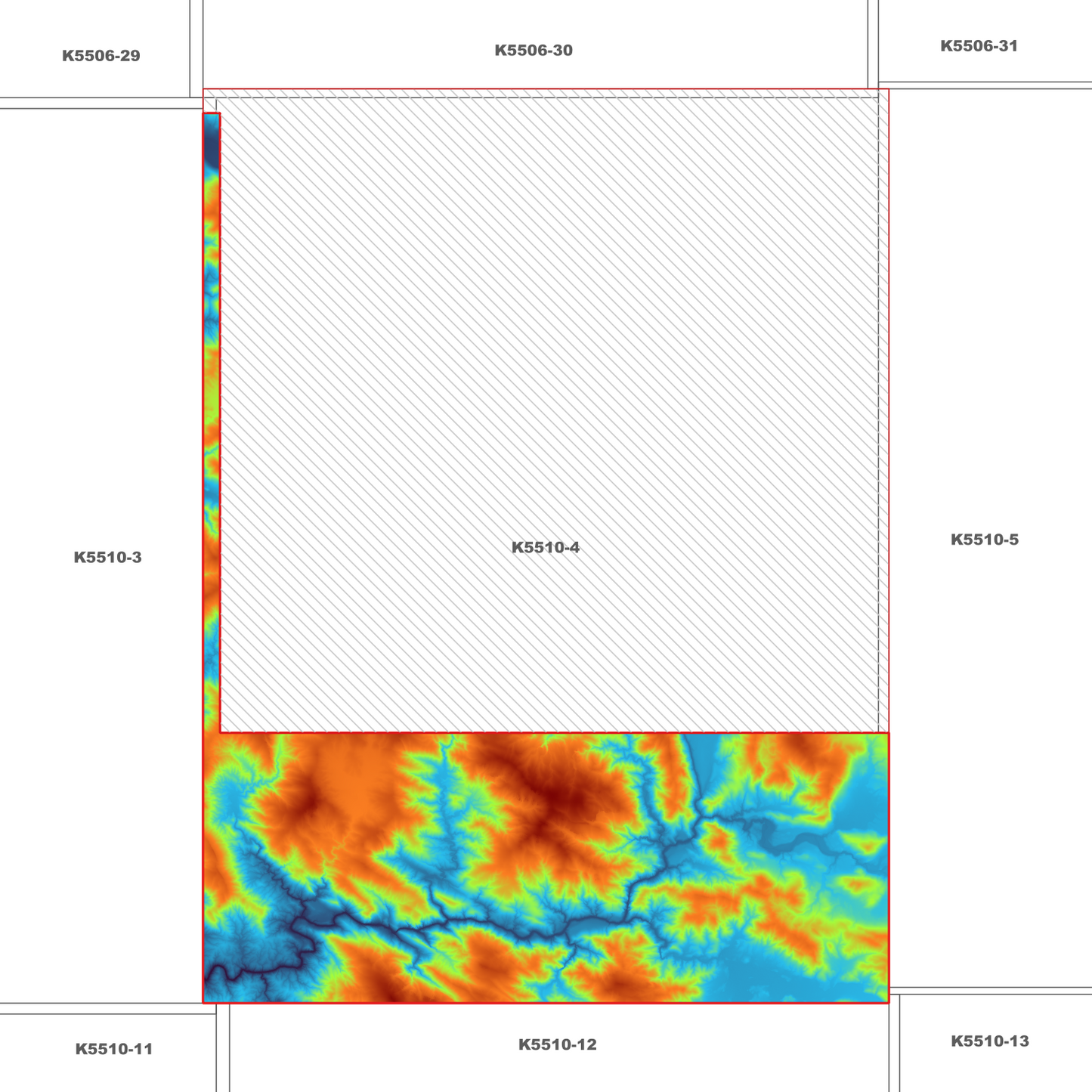 Irenabyss 1m Digital Elevation Model (K5510-4)
