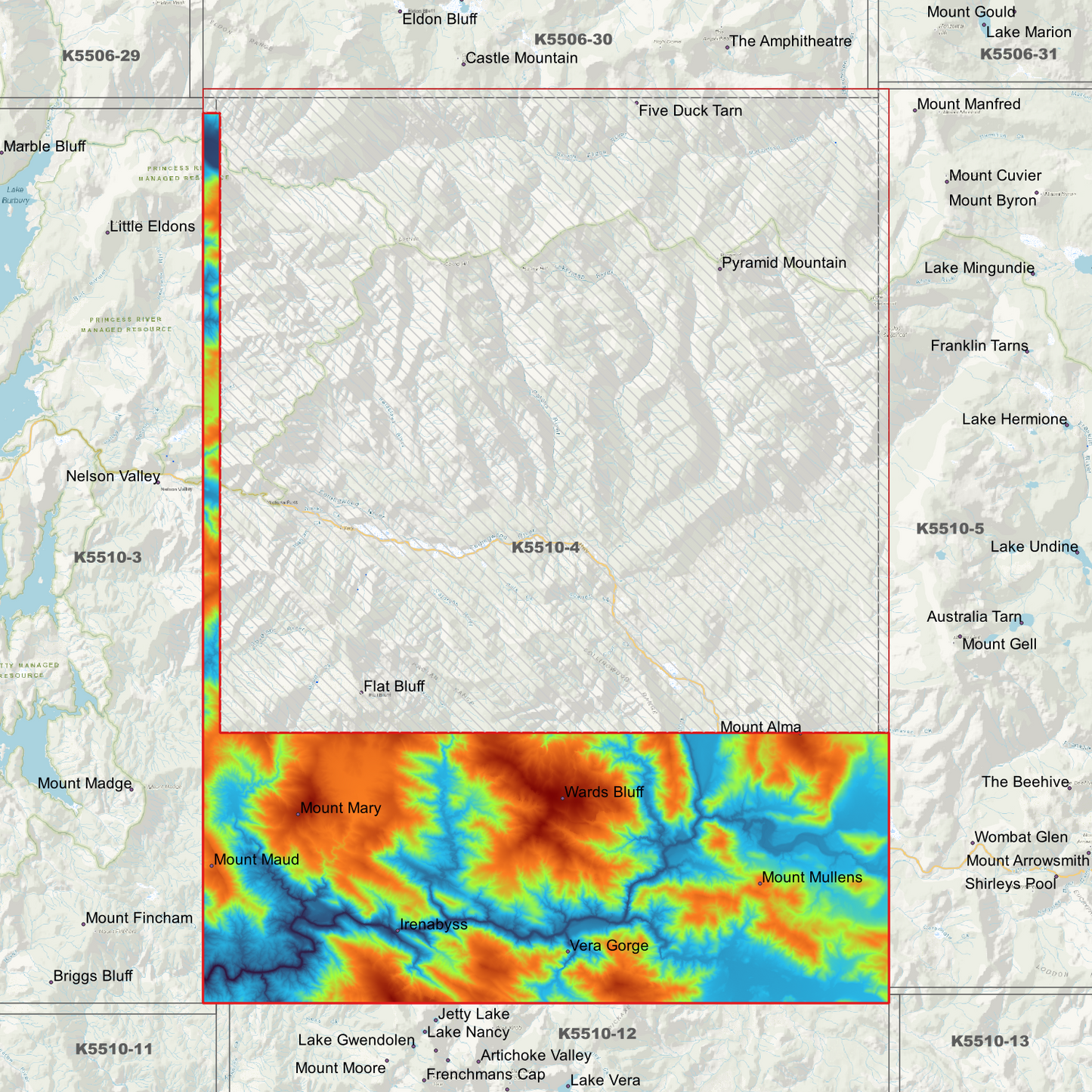 Irenabyss 1m Digital Elevation Model (K5510-4)