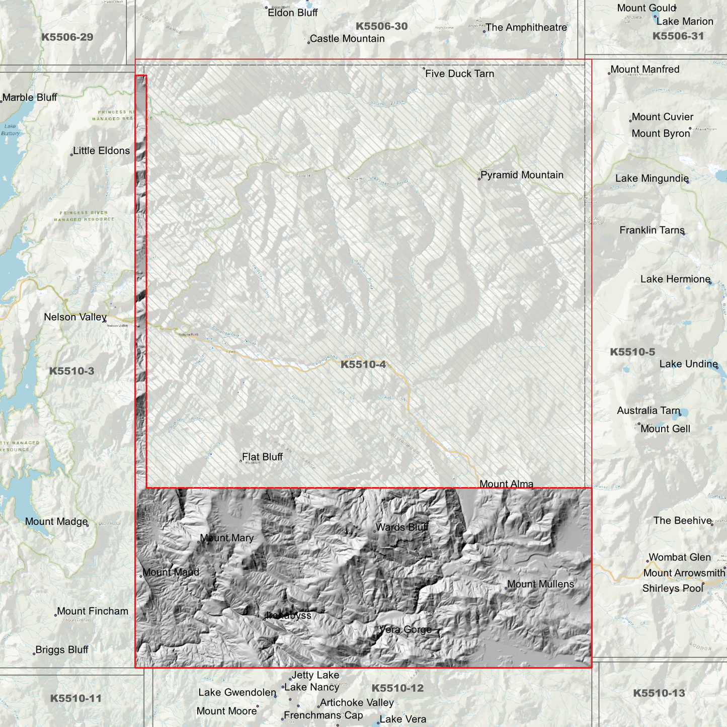 Irenabyss 1m Digital Elevation Model (K5510-4)