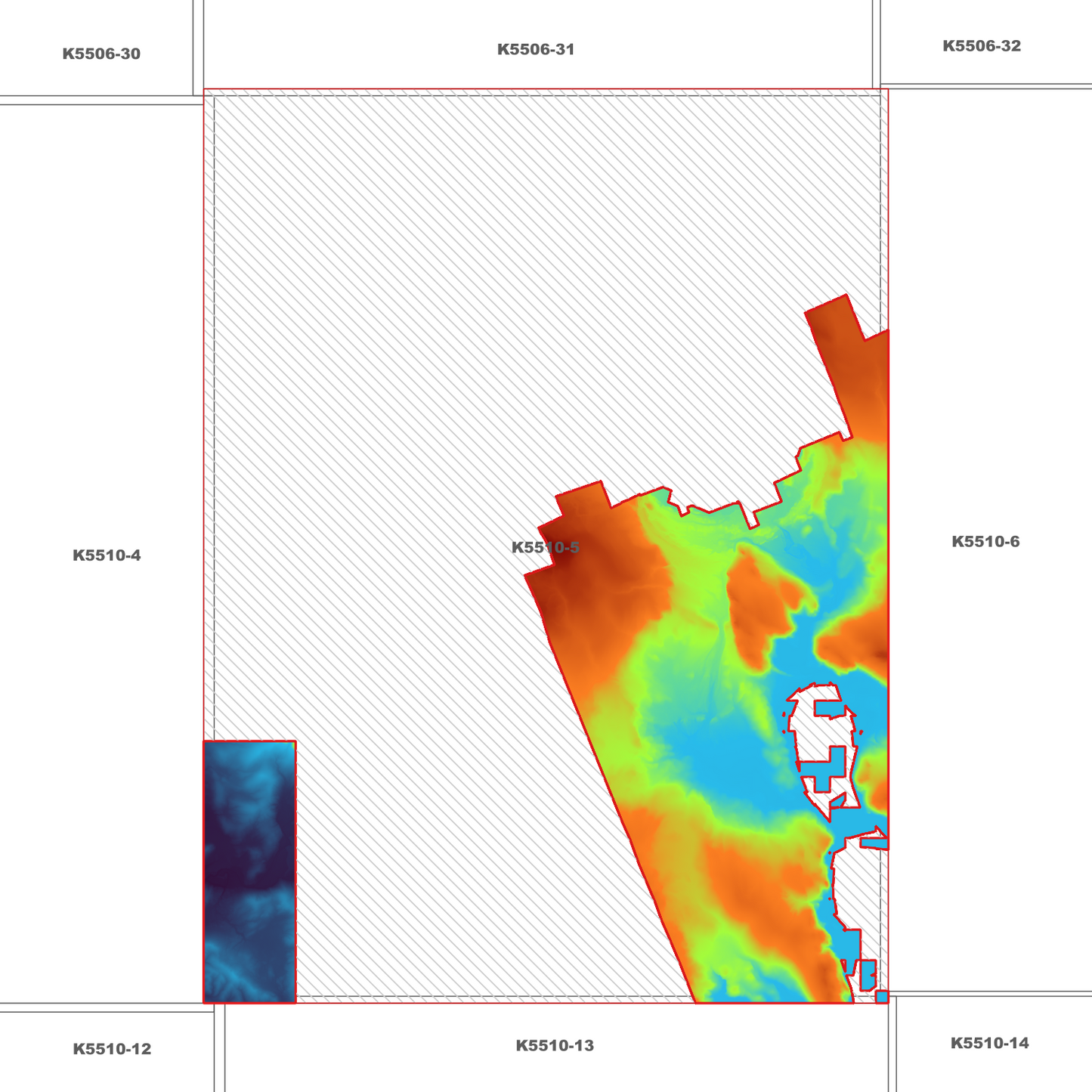 Lake St Clair 1m Digital Elevation Model (K5510-5)