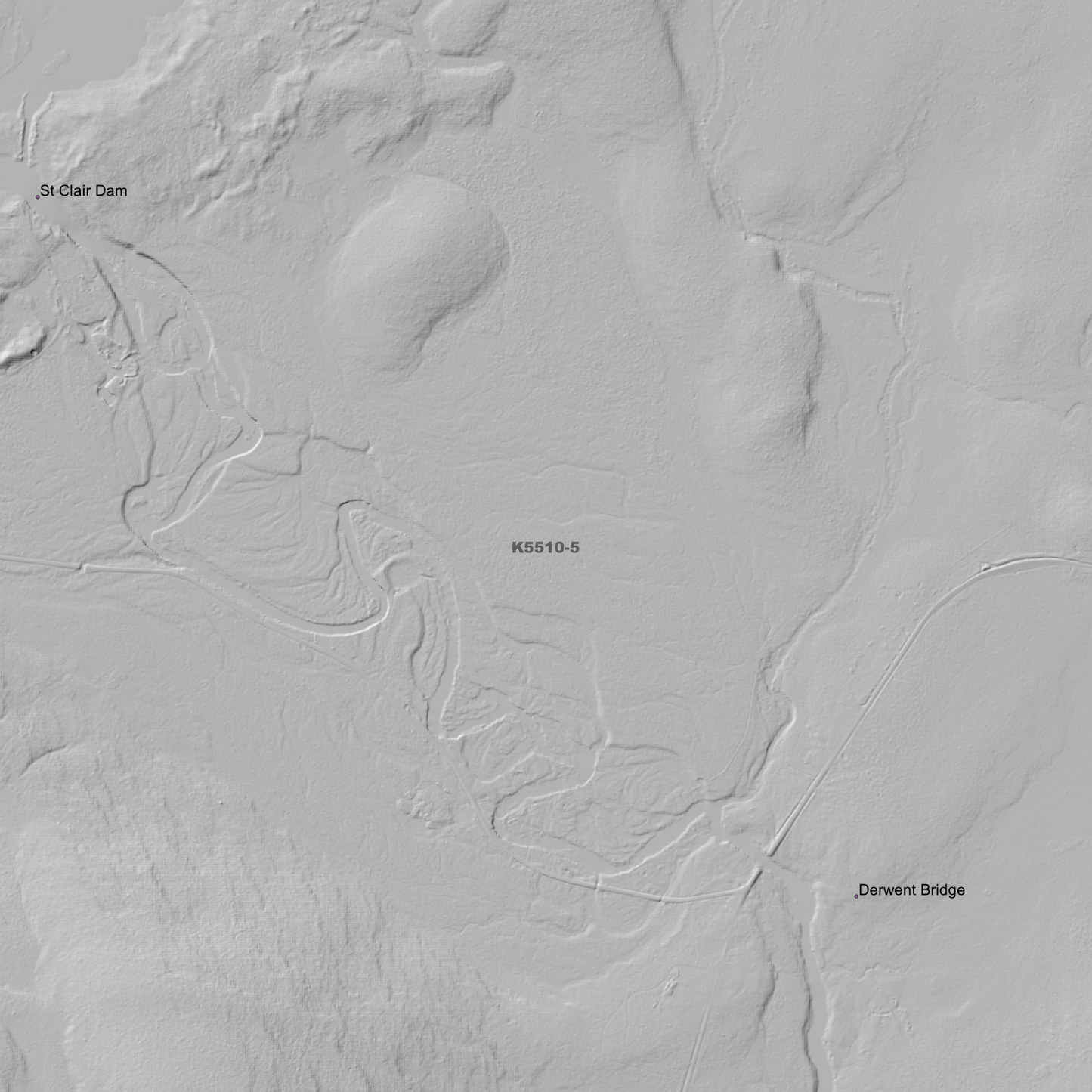 Lake St Clair 1m Digital Elevation Model (K5510-5)