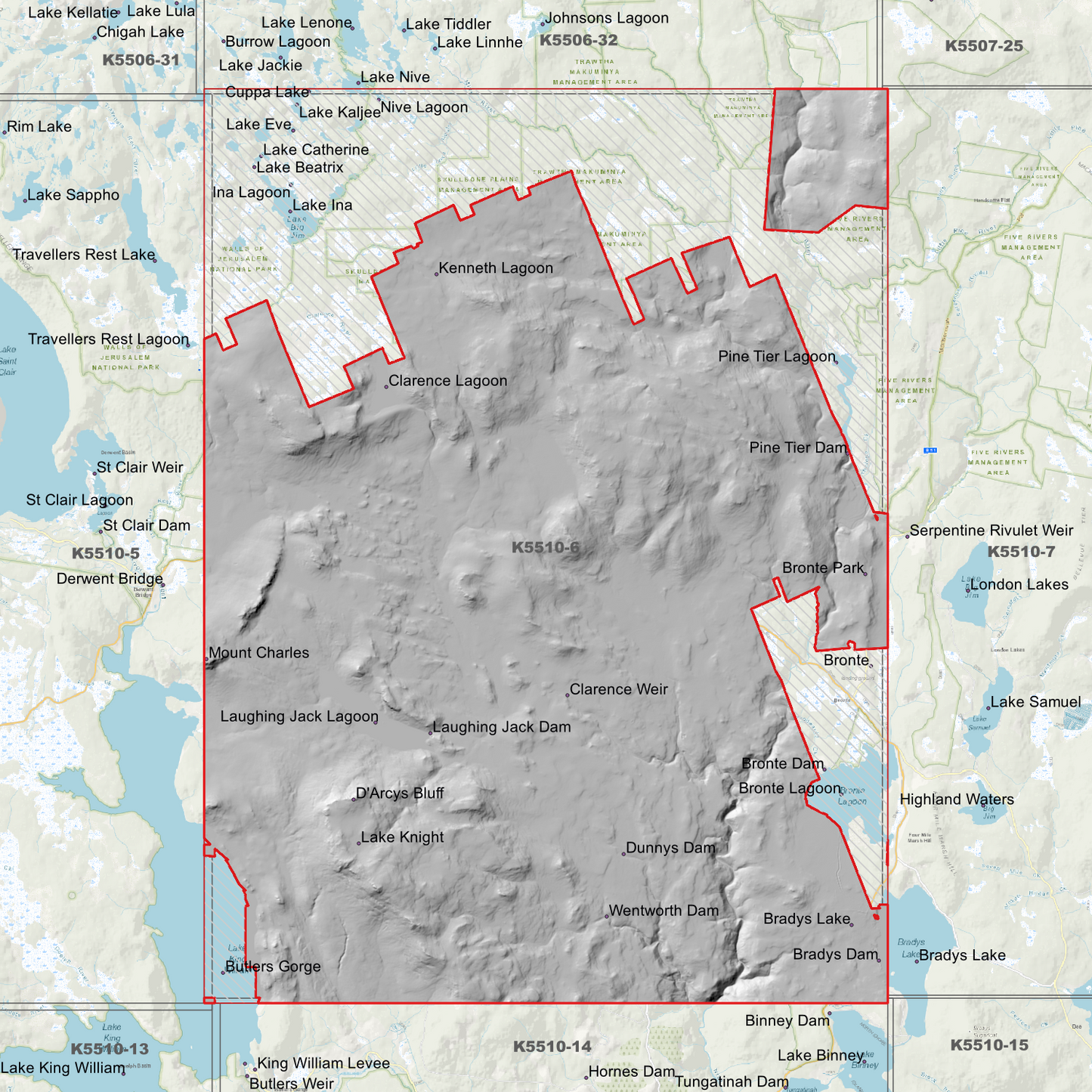 Bronte Park 1m Digital Elevation Model (K5510-6)