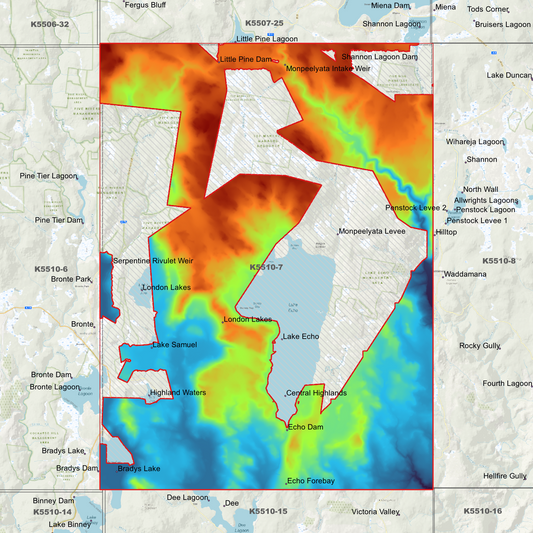 Lake Echo 1m Digital Elevation Model (K5510-7)