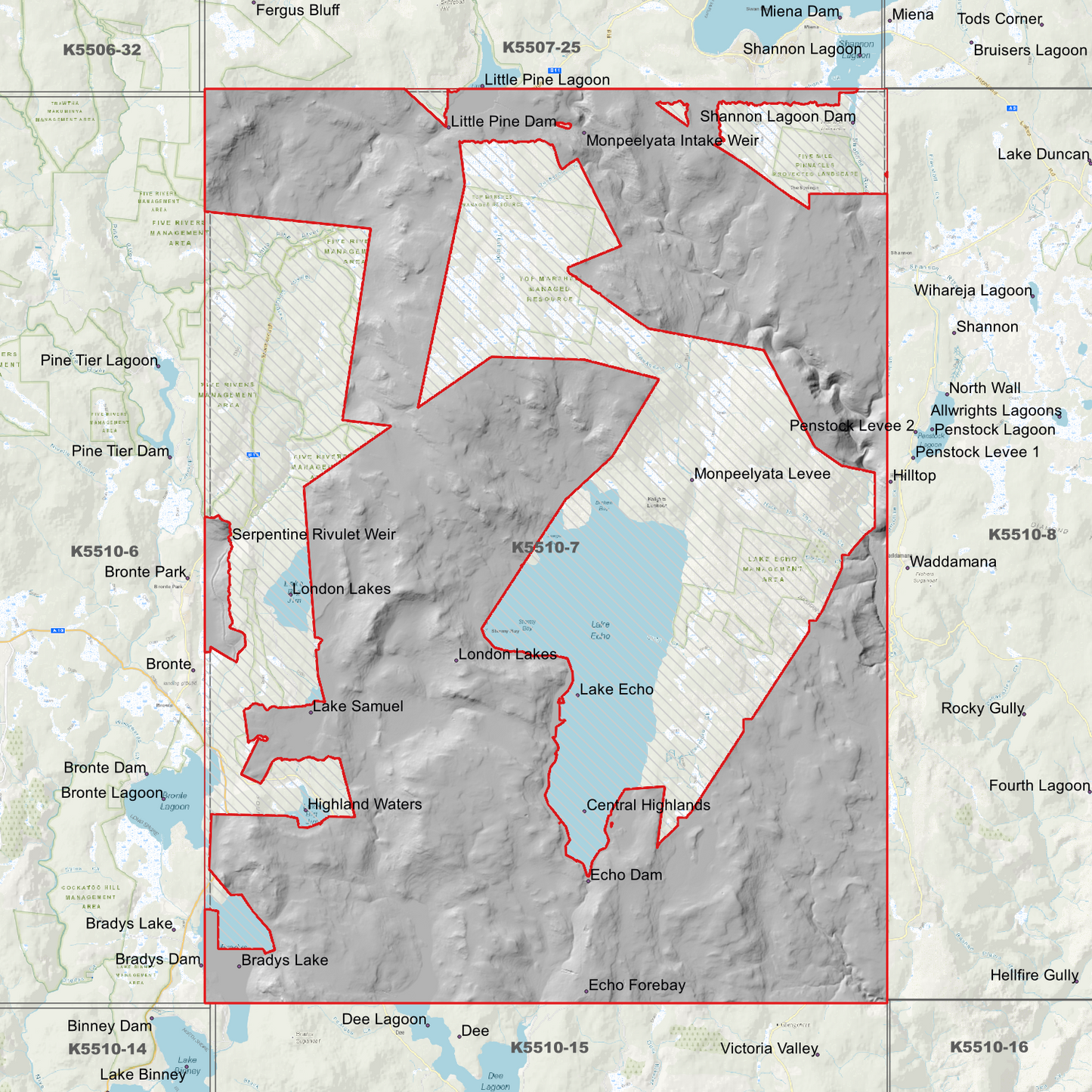 Lake Echo 1m Digital Elevation Model (K5510-7)