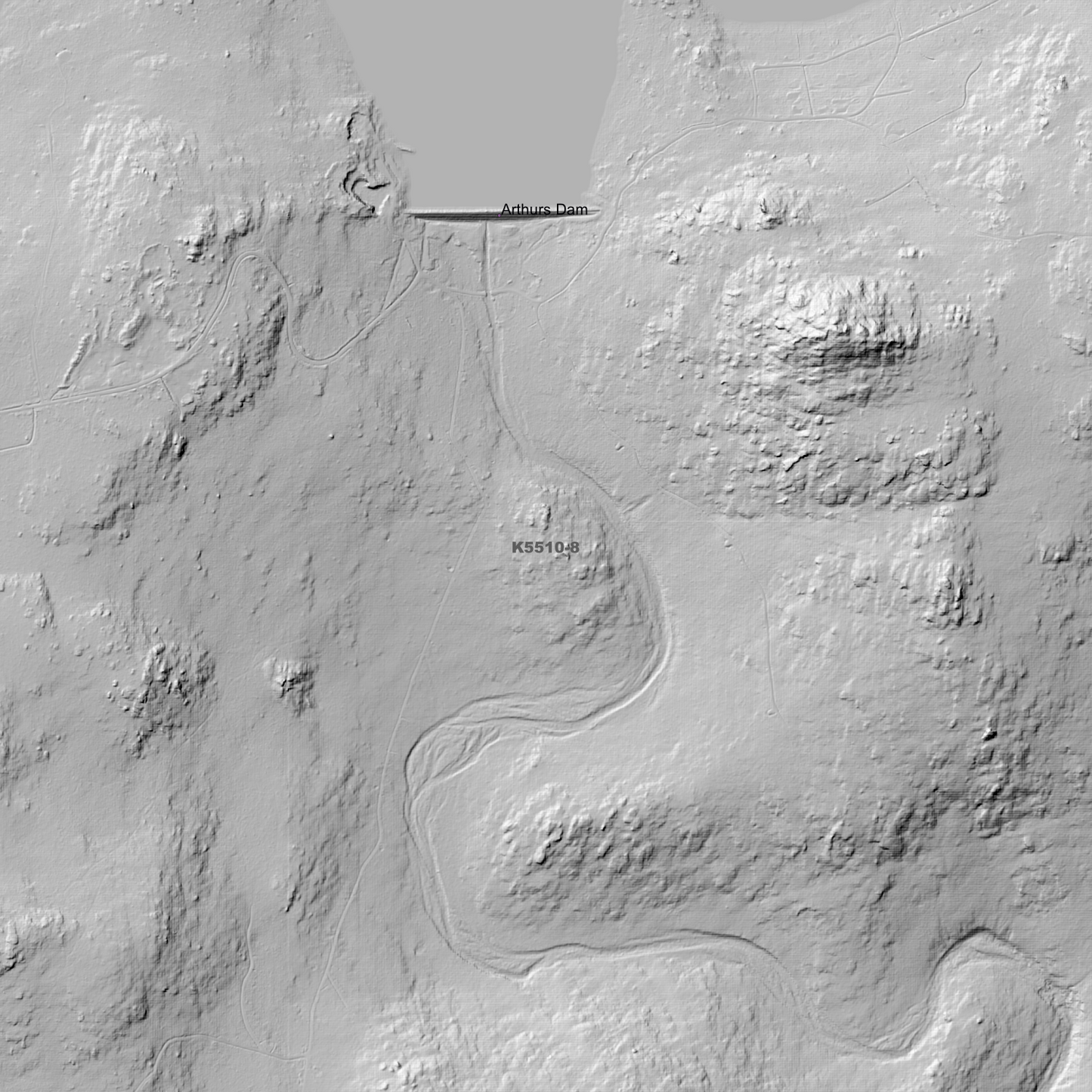 Allwrights 1m Digital Elevation Model (K5510-8)