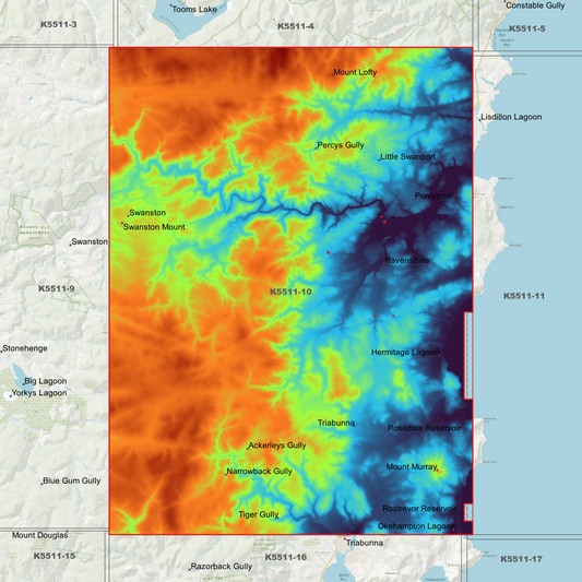 Swanport 1m Digital Elevation Model (K5511-10)