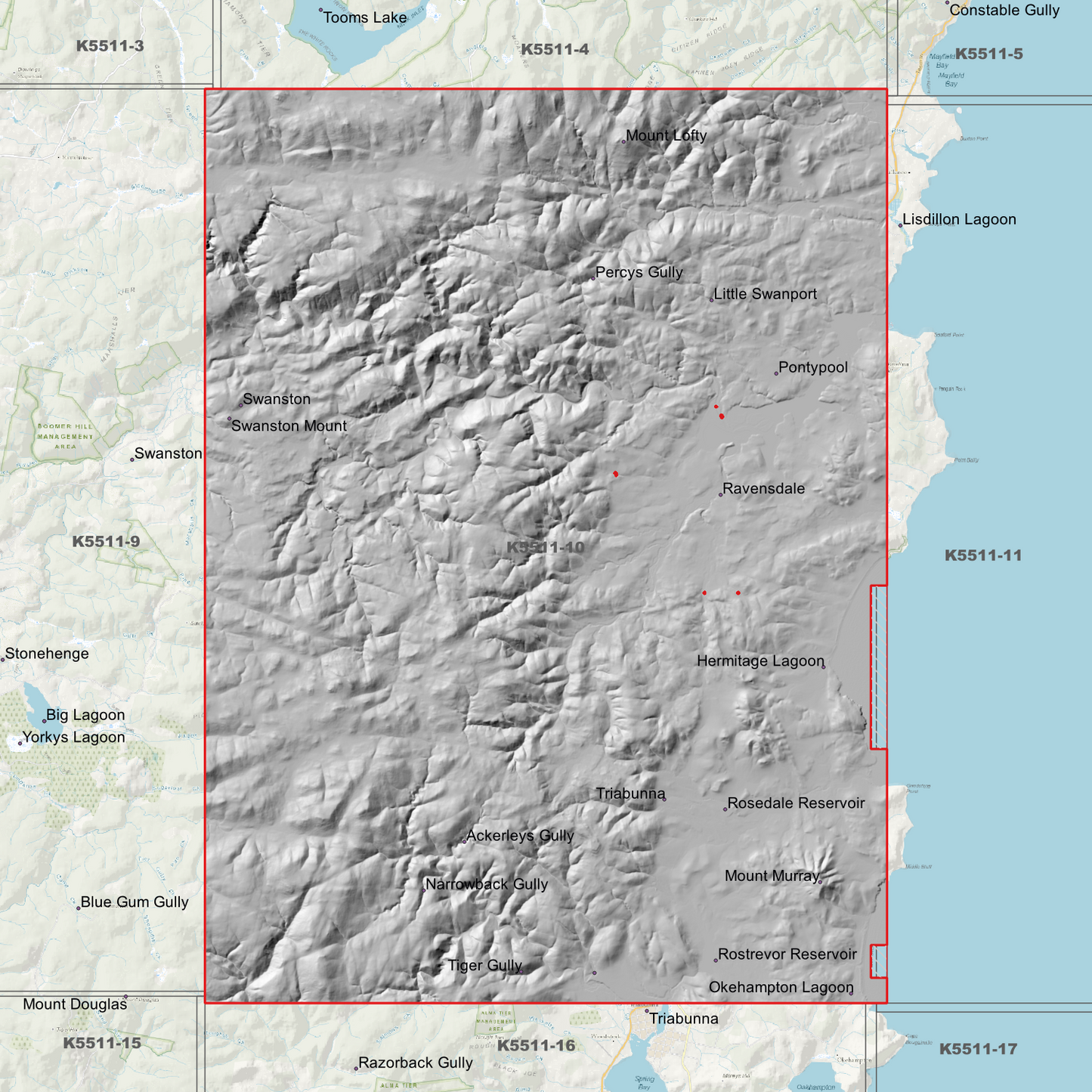 Swanport 1m Digital Elevation Model (K5511-10)