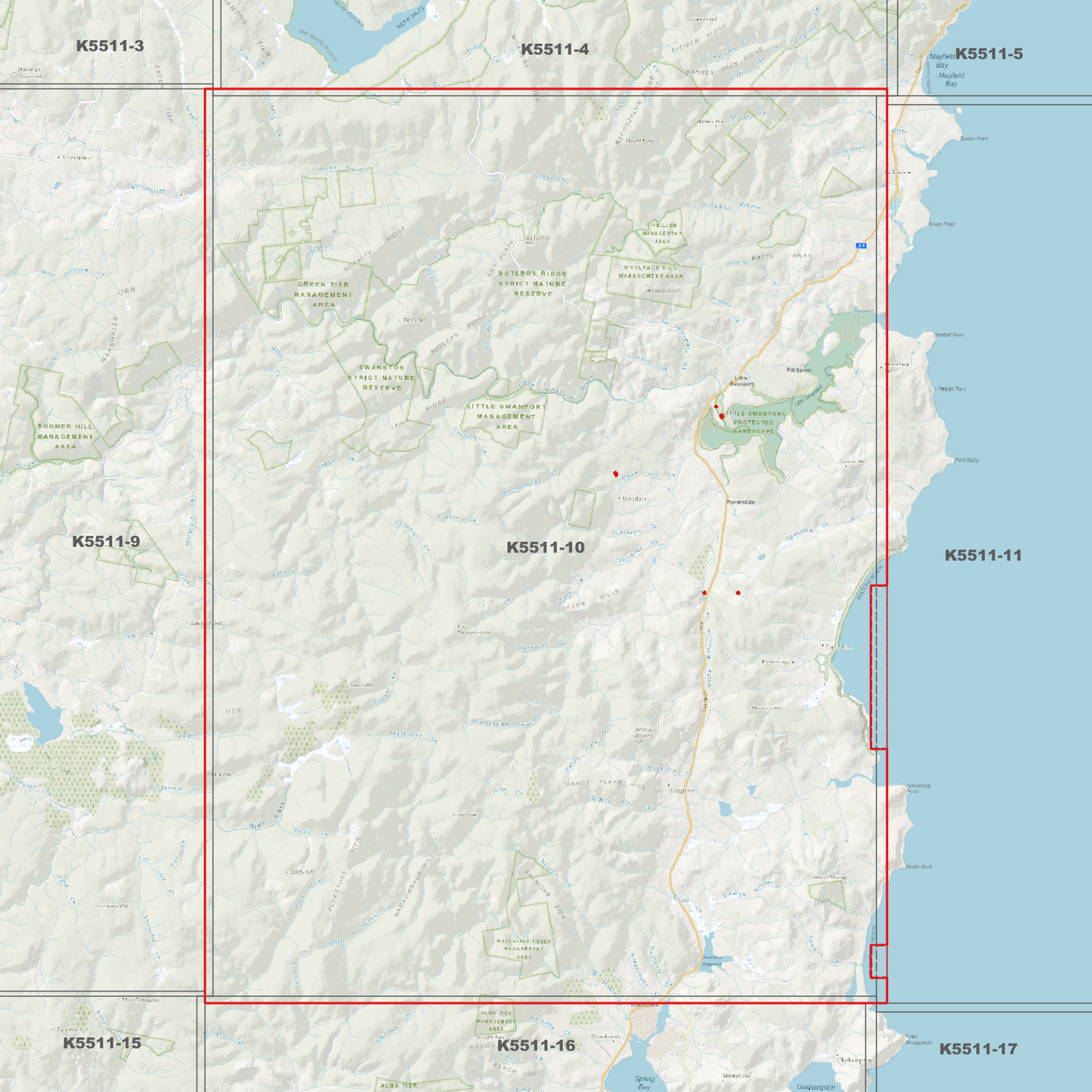 Swanport 1m Digital Elevation Model (K5511-10)