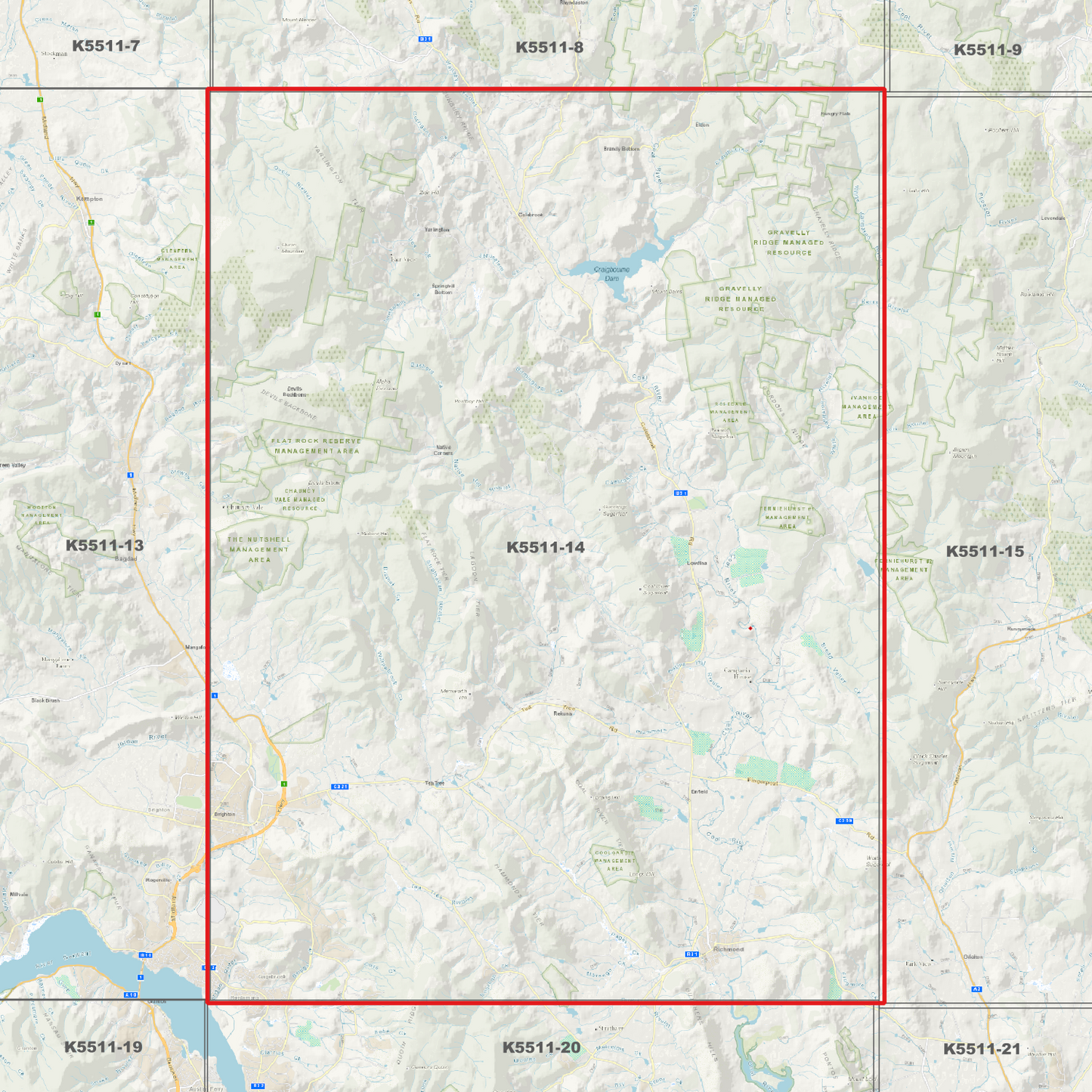 Richmond 1m Digital Elevation Model (K5511-14)